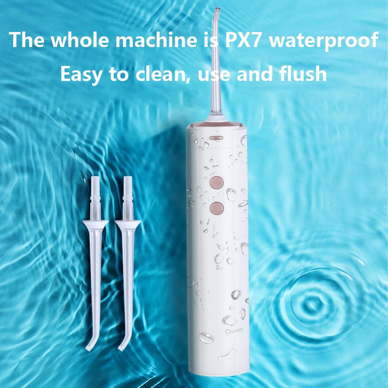 Portable Oral Irrigator Water Dental Flosser Water Jet Toothbrush Teeth Cleaner