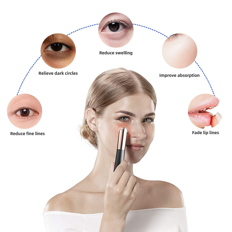 Sonic vibration eye care massager for puffiness and dark circles