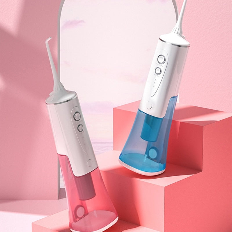 Electric Oral Irrigator Water Flosser Cordless Portable Waterproof Teeth Cleaner