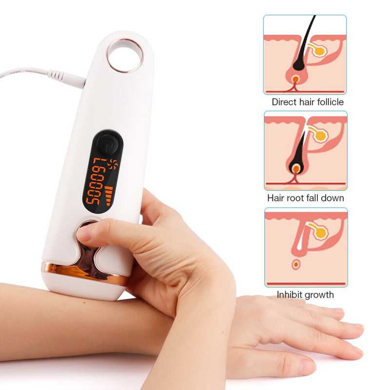 IPL laser hair removal handset permanent painless for whole body home use